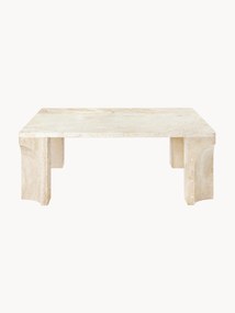 Travertínový konferenčný stolík Doric, Š 80 cm