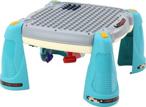 LEAN Toys Detský interaktívny vzdelávací stôl Piano Space Blue