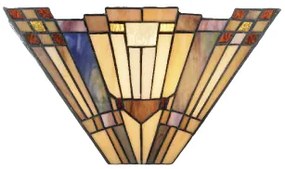 Lampa tiffany nástenná DEKO 31*17
