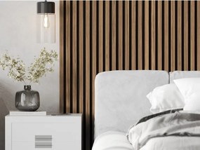 Mexen Lam-F, akustické stenové lamely 275 × 30 cm, plstený podklad 8 mm, technická dyha, orech svetlý, S105-275307-3015-017