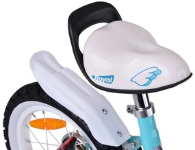 Detský bicykel 14" Little Swan RoyalBaby RB14-18 - modrý