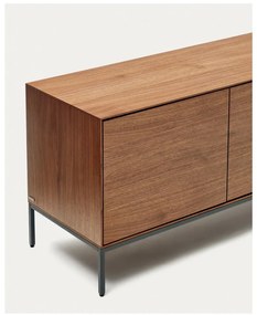 TV stolík v dekore orecha v prírodnej farbe 195x55 cm Vedrana – Kave Home