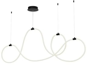 Moderné svietidlo REDO HENK SU LED 80W 3000K SBK  01-3557