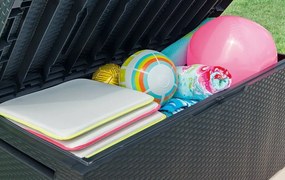 Keter Záhradný úložný box Capri hnedá, 305 l