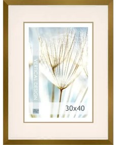 Fotorám 30x40, Quadro/GOLD
