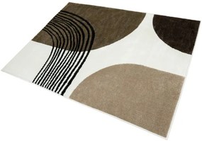 Koberec CLARA 02923A krémový / hnedý