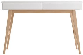Detský písací stôl s bielou doskou 60x120 cm Swing – Pinio