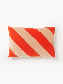 Ručne robený bavlnený vankúš Striped