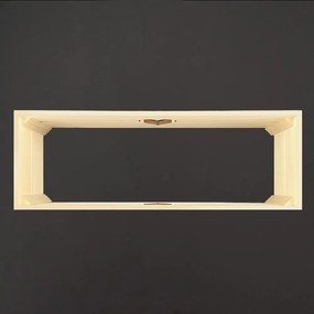 AMADEA Drevený obal s hrantíkom so srdcom, 62x21,5x17cm Český výrobok