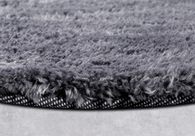 Hanse Home, Kusový koberec Myk 106114 Grey kruh, 160x160 (priemer) kruh, šedá, obývacia izba