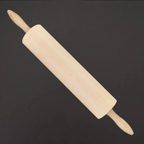 AMADEA Drevený valček na cesto, masívne drevo, dĺžka 45 cm