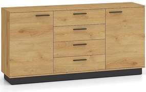 Komoda Modesto 04 Dub/čierna