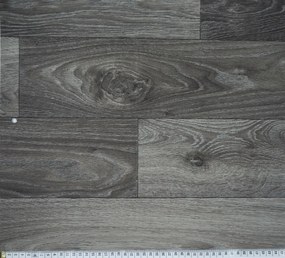 Beauflor, PVC podlaha - lino Blacktex Fumed Oak 966M, na mieru, šíře 3m,4m, šedá, filc, chodba / predsieň
