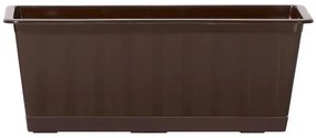 Kvetinač balkónový Agro IS600 R222 hnedý