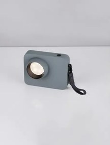 LED stmievateľná sívá stolná lampa Kedros 2