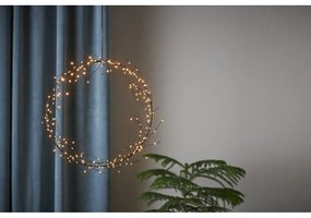 Čierna svetelná dekorácia s vianočným motívom ø 35 cm Nike – Star Trading