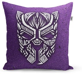 Sablio Vankúš BLACK PANTHER wakanda forever Biely - 60x60 cm