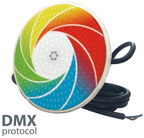 LED žiarovka Flat RGB 33W - DMX