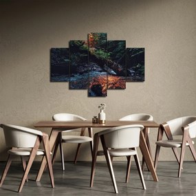 Obraz horskej riečky (150x105 cm)