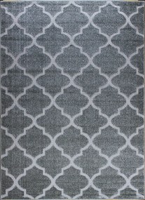 Koberec Lagos 1052 GREY – sivý obdĺžnikový koberec so vzorom Rozmer: 160x220 cm