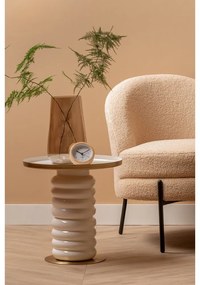 Kovový okrúhly odkladací stolík ø 41 cm Ruby – Leitmotiv