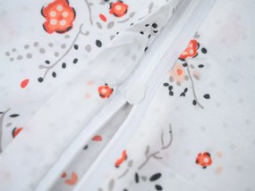 Obliečky z mikrovlákna FLORINE krémové Rozmer obliečky: 70 x 80 cm | 140 x 200 cm