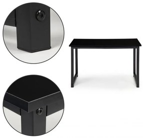 Moderný počítačový a písací stôl 120 cm x  60 cm x 74 cm biela