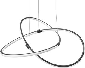 Toolight Toolight, LED závesné svietidlo APP1193-CP, čierna, OSW-40024