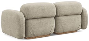 Béžová pohovka z textílie buklé 190 cm Ailani – Makamii