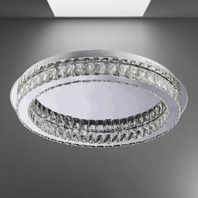 LED krištáľ strop svietidlo LUXERA 62401 MOVIDA Ø65