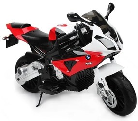 LEAN CARS ELEKTRICKÁ MOTORKA  BMW - S1000RR - ČERVENÁ - 2x45W - 12V7Ah - 2021