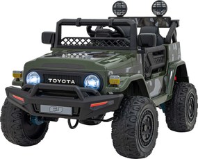 Ramiz Toyota FJ Cruiser pre deti Moro + diaľkové ovládanie + pohon 4x4 + LED audio + EVA + pomalý štart