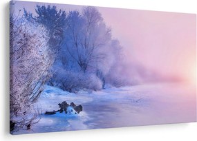 Obraz - Zamrznutá rieka (90x60 cm)