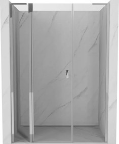 Mexen Mist L sprchové dvere kývne 160 cm, transparentné, chróm - 8A4L-160-001-01-00