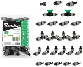 Bradas Sada komponentov na zavlažovanie 16 mm - 24 ks.