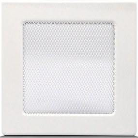Komínová mriežka biela bez žalúzií 17X17 4F1717OW