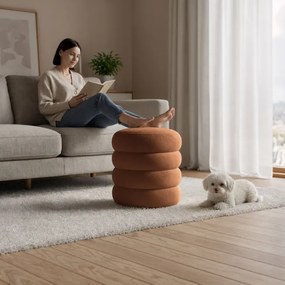 Taburetka SNUGGO tehlová