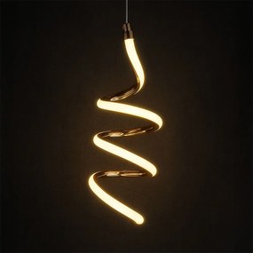 Toolight Toolight, LED závesné stropné svietidlo, 12W, 3000K, LHJ096-1CP, ružové zlato, OSW-50041