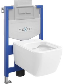 Mexen Fenix XS-U, podomietkový modul a závesné WC Margo, biela, 6853342XX00