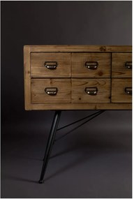 Drevená komoda Dutchbone Six, dĺžka 150 cm