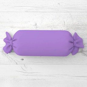 Biante Vankúš valec bonbon Rongo RG-038 Svetlo fialový 15x100 cm