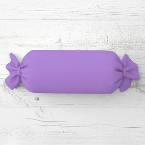 Biante Vankúš valec bonbon Rongo RG-038 Svetlo fialový 15x40 cm