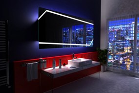 MIAMI zrcadlo s LED osvětlením 120 diod na metr Barva podsvícení zrcadla: dual white s dotykovým vypínačem, Šířka (cm): 50, Výška (cm): 50