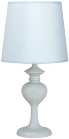 CLX Moderná stolná lampa MARIAN, 1xE14, 40W, bielomodrá
