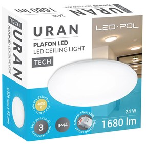 Moderné svietidlo LED-POL ORO URAN 24W MIC ORO26010