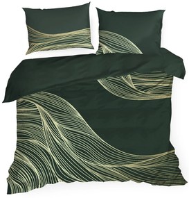 MAKOSATÉNOVÉ OBLIEČKY PREMIUM3 200X220 CM, 2KS 70X80 CM ZELENÉ