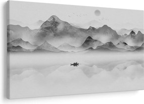 Obraz - Japonské jazero (90x60 cm)