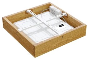 APLED - LED Stropné svietidlo QUADRA LED/24W/230V dub