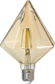 Teplá biela LED/filamentová žiarovka E27, 4 W Kristall – Trio