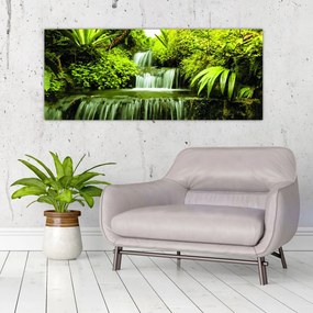 Obraz - Indonézske vodopády (120x50 cm)